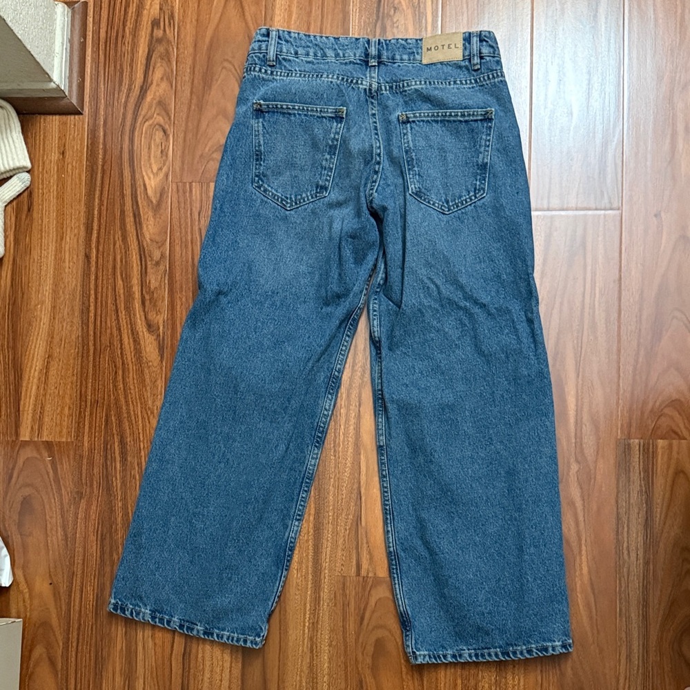 Motel Rocks Relaxed Blue Jeans - Picture 3 of 3